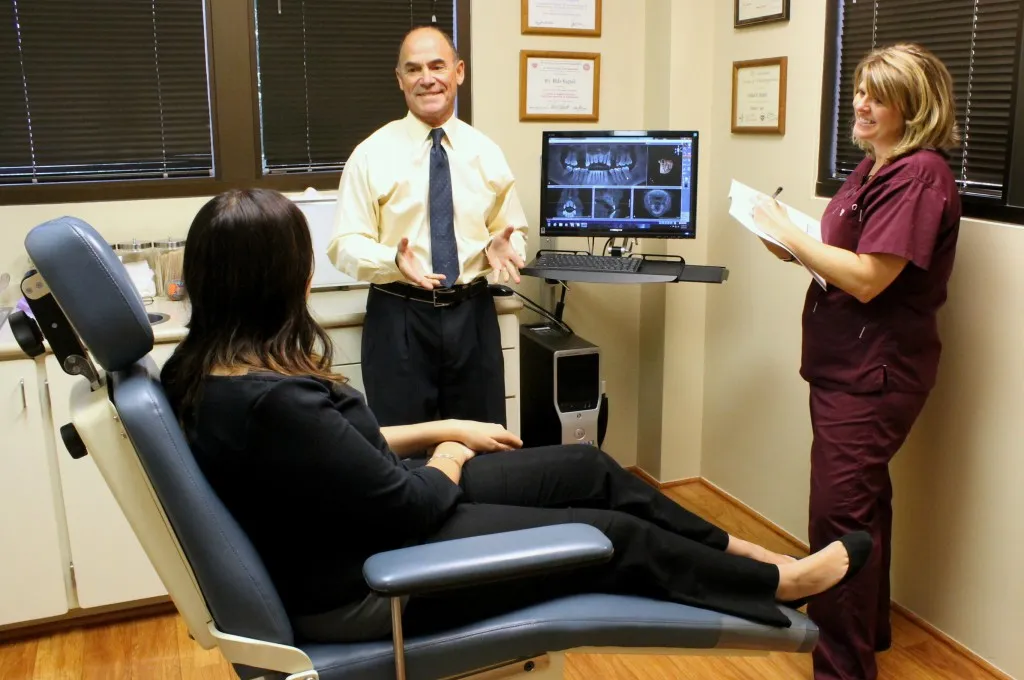 staff with a patient