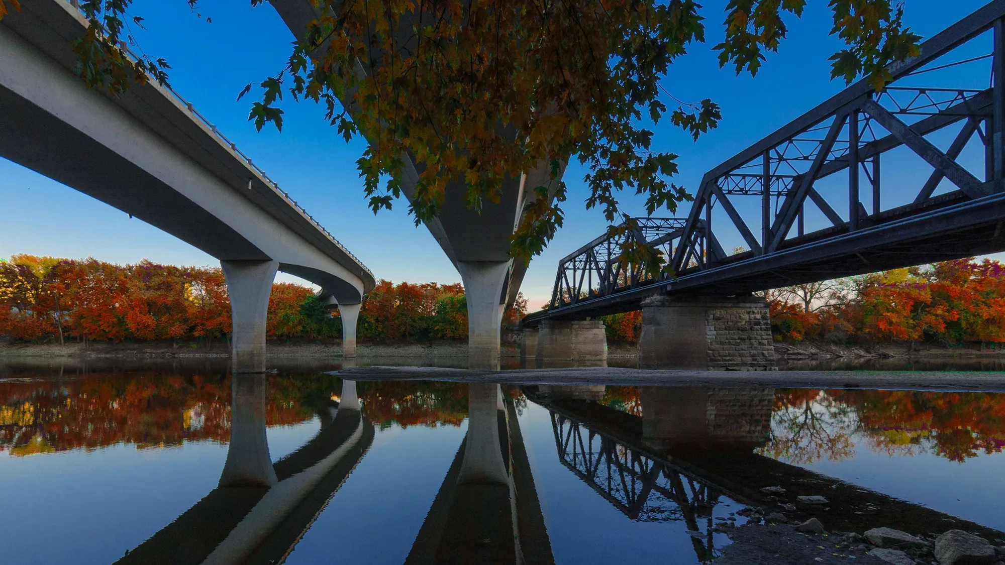 bridges over water